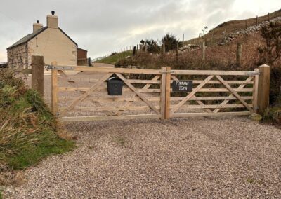 gates at Pennant Igyn Holiday Cottage