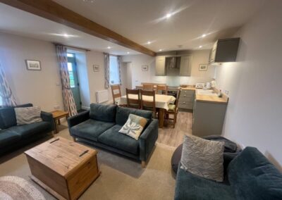 Living room at Pennant Igyn Holiday Cottage